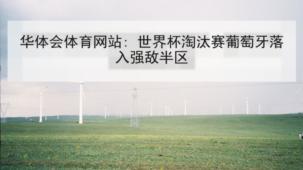 华体会体育网站: 世界杯淘汰赛葡萄牙落入强敌半区